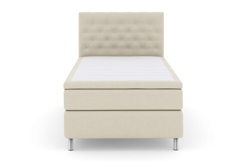 LEXI No 5 Sängpaket 120 Fast Latex - Beige/Metall - Möbler - Sovrum - Sängar - Kontinentalsängar