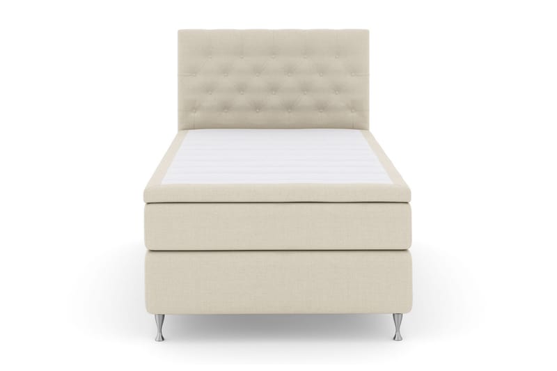 LEXI No 5 Sängpaket 120 Fast Watergel - Beige/Silver - Möbler - Sovrum - Sängar - Komplett Sängpaket