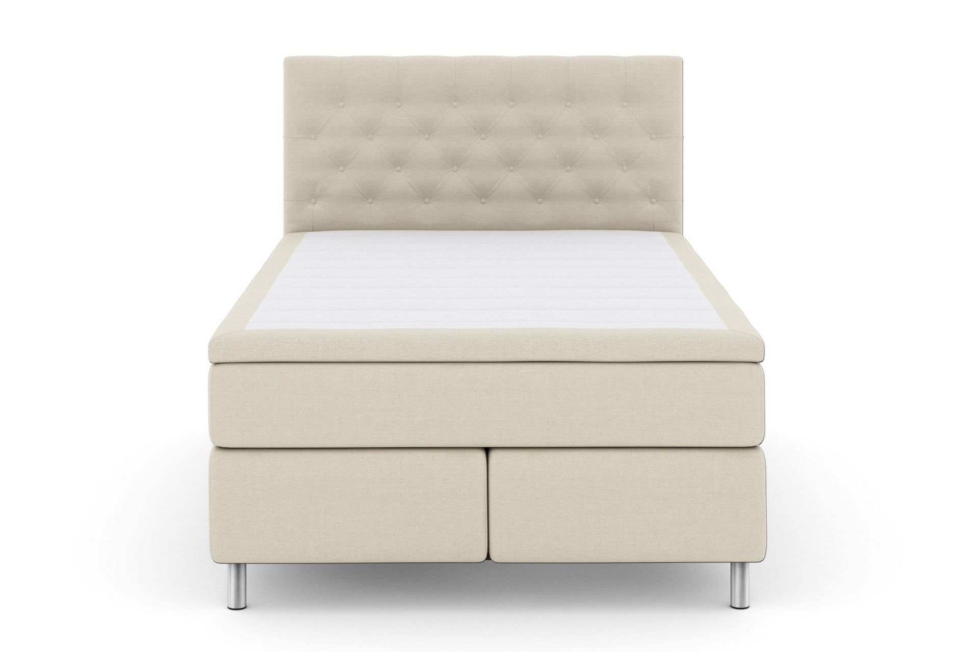 LEXI No 5 Sängpaket 140 Fast/Medium Watergel - Beige/Metall - Möbler - Sovrum - Sängar - Komplett Sängpaket
