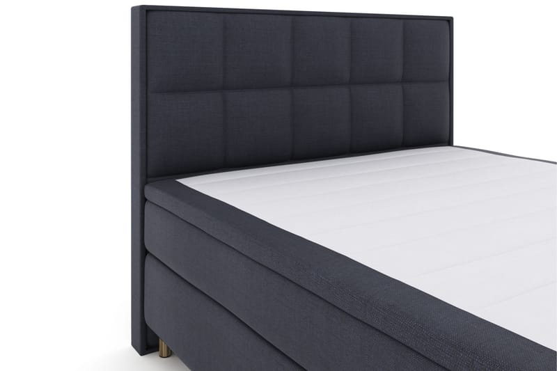 LEXI No 5 Sängpaket 210x210 Medium Latex - Blå/Koppar - Komplett Sängpaket - Kontinentalsängar