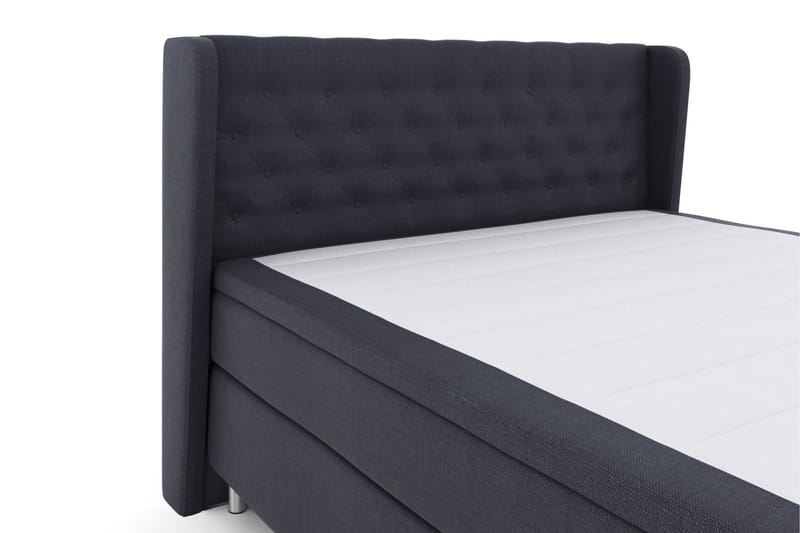 LEXI No 5 Sängpaket 210x210 Medium Watergel - Blå/Metall - Komplett Sängpaket - Kontinentalsängar