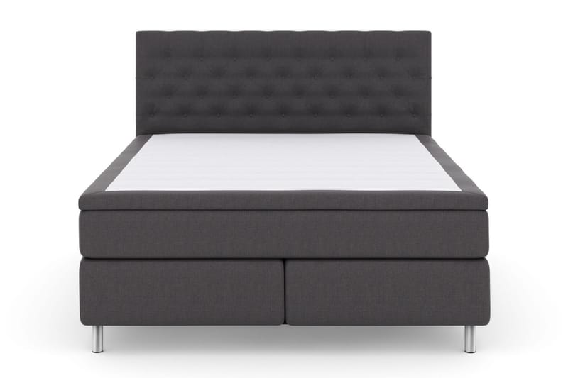 LEXI No 5 Sängpaket 210x210 Medium Watergel - Mörkgrå/Metall - Möbler - Sovrum - Sängar - Komplett Sängpaket