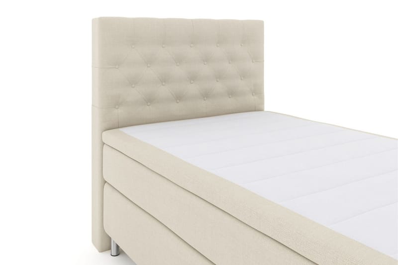 LEXI No 6 Kontinentalsäng 120 Fast Watergel Beige/Metall - Möbler - Sovrum - Sängar - Kontinentalsängar