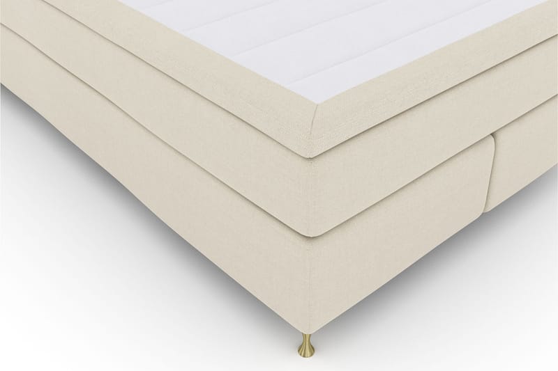 LEXI No 6 Kontinentalsäng 140 Fast Latex/Memory Beige/Guld - Möbler - Sovrum - Sängar - Kontinentalsängar