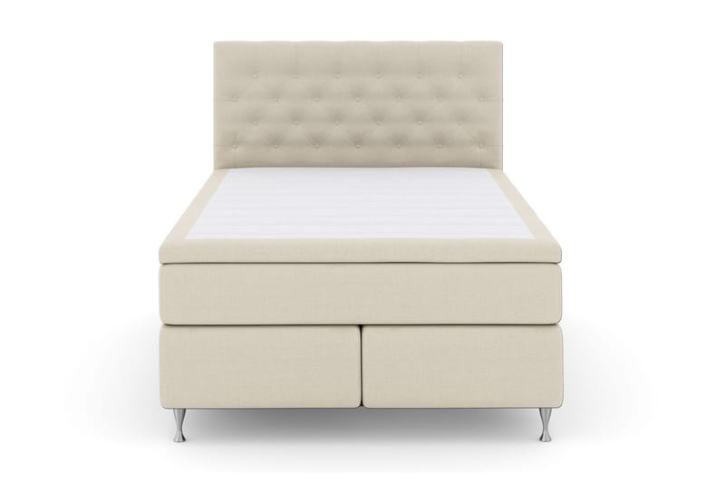 LEXI No 6 Kontinentalsäng 140 F/M Memory/Pocket Beige/Silver - Möbler - Sovrum - Sängar - Kontinentalsängar
