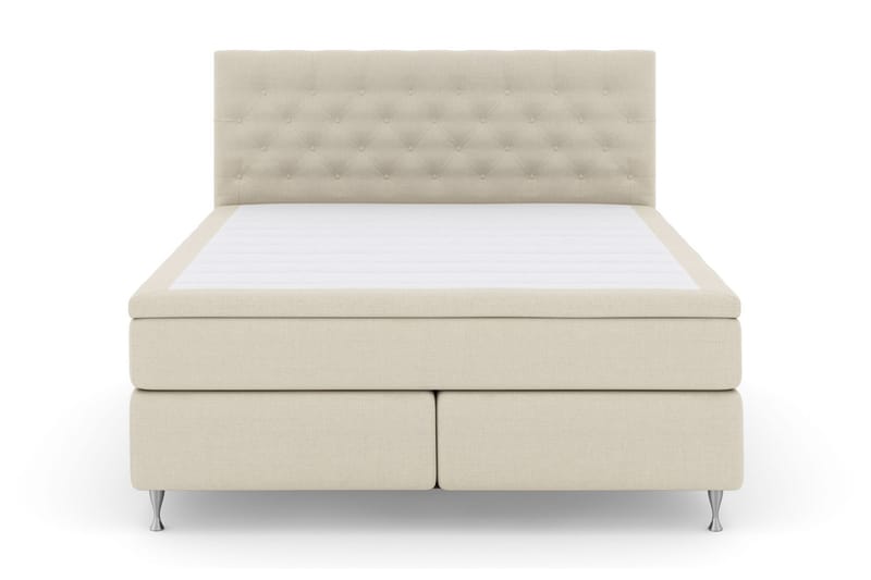 LEXI No 6 Kontinentalsäng 180 F Latex/Memory Beige/Silver - Möbler - Sovrum - Sängar - Kontinentalsängar