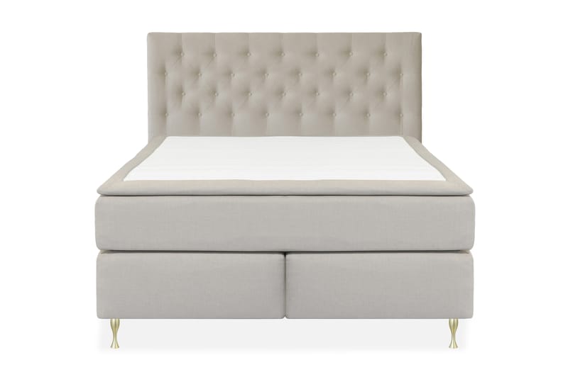 LEXI No 6 Kontinentalsäng 180 M Memory/Pocket Beige/Guld - Möbler - Sovrum - Sängar - Kontinentalsängar