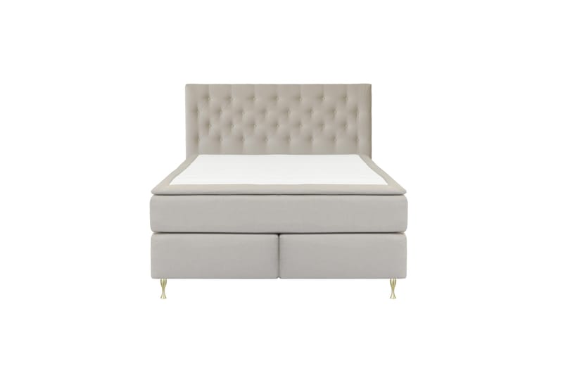 LEXI No 6 Kontinentalsäng 180 Medium Watergel Beige/Guld