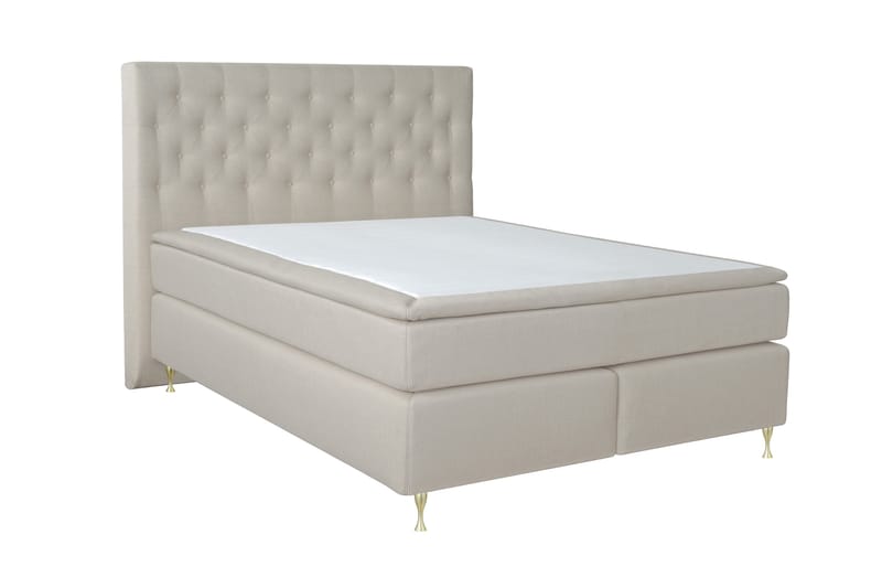 LEXI No 6 Kontinentalsäng 180 Medium Watergel Beige/Guld - Möbler - Sovrum - Sängar - Kontinentalsängar