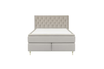 LEXI No 6 Kontinentalsäng 210 M Latex/Memory Beige/Guld