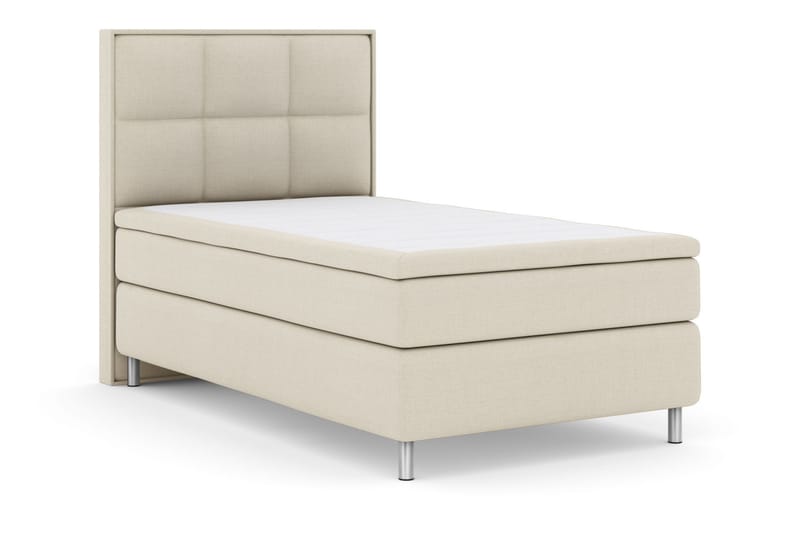 LEXI No 6 Sängpaket 120 Medium Latex/Memory - Beige/Metall - Möbler - Sovrum - Sängar - Komplett Sängpaket