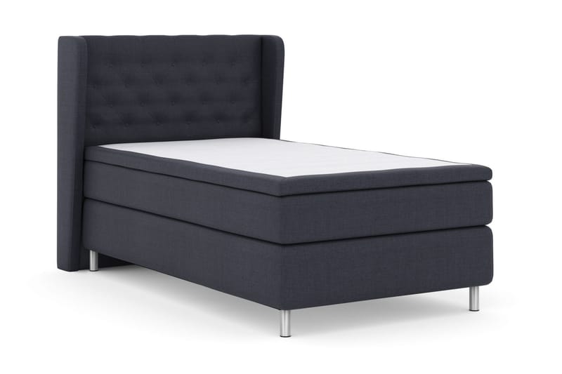 LEXI No 6 Sängpaket 120 Medium Latex/Memory - Blå/Metall - Möbler - Sovrum - Sängar - Kontinentalsängar