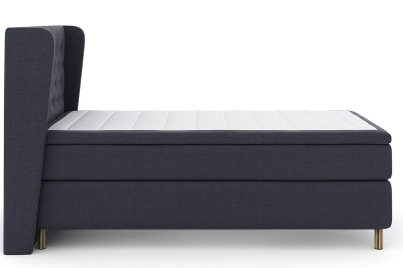 LEXI No 6 Sängpaket 120 Medium Latex/Memory - Blå/Metall - Möbler - Sovrum - Sängar - Kontinentalsängar