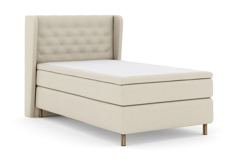LEXI No 6 Sängpaket 120 Medium Memory/Pocket - Beige/Koppar - Möbler - Sovrum - Sängar - Komplett Sängpaket
