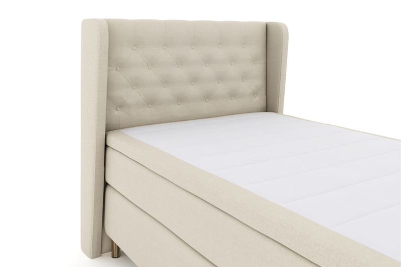 LEXI No 6 Sängpaket 120 Medium Memory/Pocket - Beige/Koppar - Möbler - Sovrum - Sängar - Komplett Sängpaket