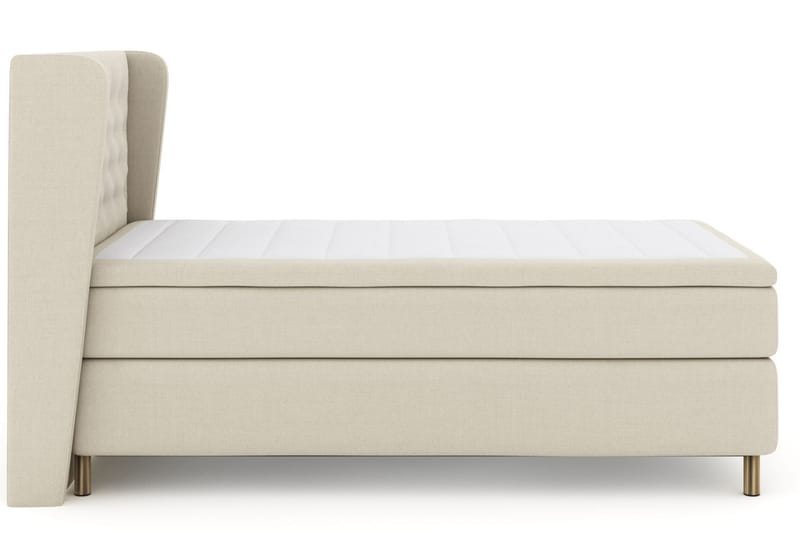 LEXI No 6 Sängpaket 120 Medium Memory/Pocket - Beige/Koppar - Möbler - Sovrum - Sängar - Komplett Sängpaket