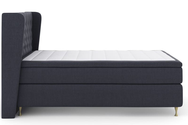 LEXI No 6 Sängpaket 140 F/M Memory/Pocket - Blå/Guld - Möbler - Sovrum - Sängar - Komplett Sängpaket