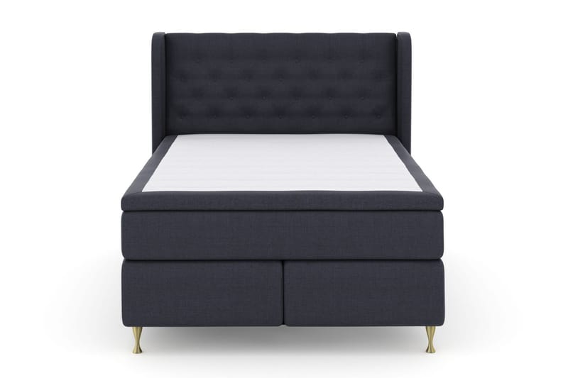 LEXI No 6 Sängpaket 140 F/M Memory/Pocket - Blå/Guld - Möbler - Sovrum - Sängar - Komplett Sängpaket