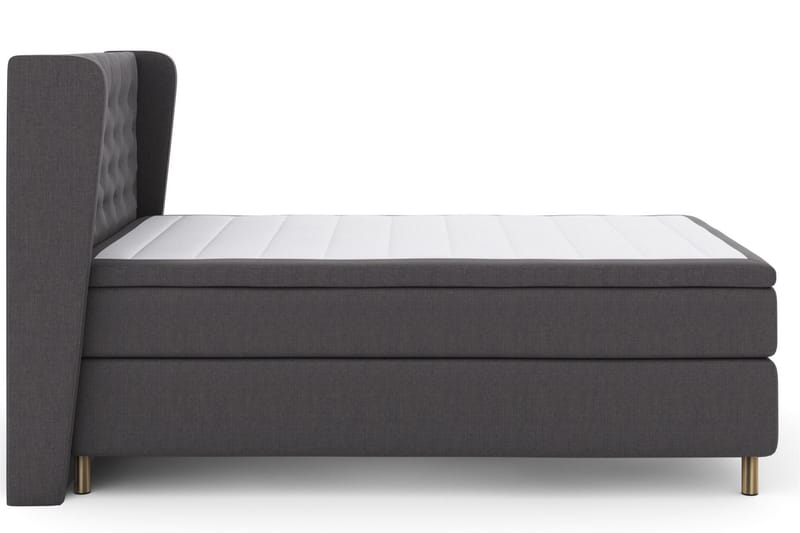 LEXI No 6 Sängpaket 140 F/M Memory/Pocket - Mörkgrå/Koppar - Möbler - Sovrum - Sängar - Komplett Sängpaket