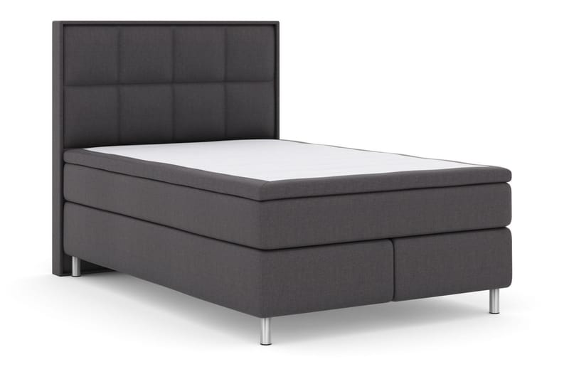 LEXI No 6 Sängpaket 140 F/M Memory/Pocket - Mörkgrå/Metall - Möbler - Sovrum - Sängar - Komplett Sängpaket