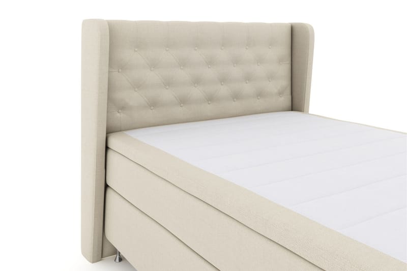 LEXI No 6 Sängpaket 140 Medium Latex/Memory - Beige/Silver - Möbler - Sovrum - Sängar - Komplett Sängpaket