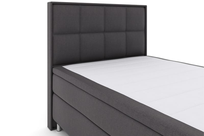 LEXI No 6 Sängpaket 140 Medium Memory/Pocket - Mörkgrå/Metall - Möbler - Sovrum - Sängar - Komplett Sängpaket
