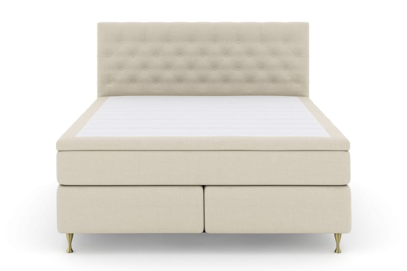 LEXI No 6 Sängpaket 180 Medium Latex/Memory - Beige/Guld - Möbler - Sovrum - Sängar - Komplett Sängpaket