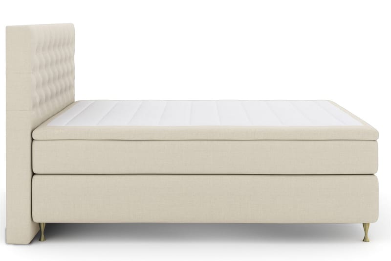 LEXI No 6 Sängpaket 180 Medium Latex/Memory - Beige/Guld - Möbler - Sovrum - Sängar - Komplett Sängpaket