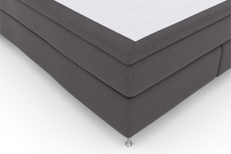 LEXI No 6 Sängpaket 180 Medium Latex/Memory - Mörkgrå/Silver - Möbler - Sovrum - Sängar - Komplett Sängpaket