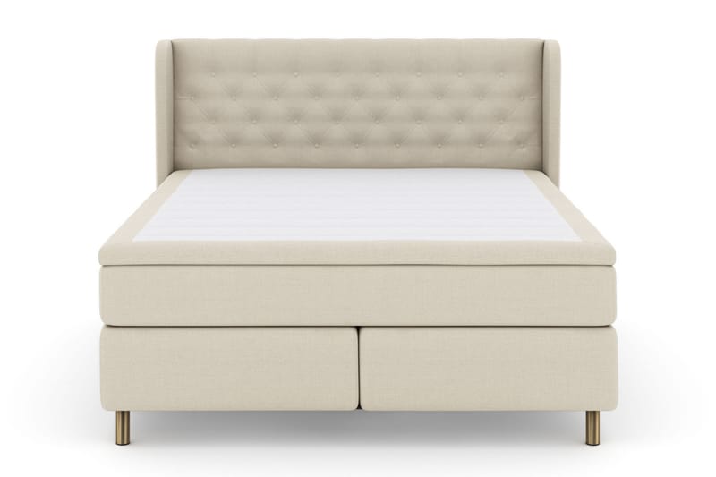 LEXI No 6 Sängpaket 180 Medium Memory/Pocket - Beige/Koppar - Möbler - Sovrum - Sängar - Komplett Sängpaket