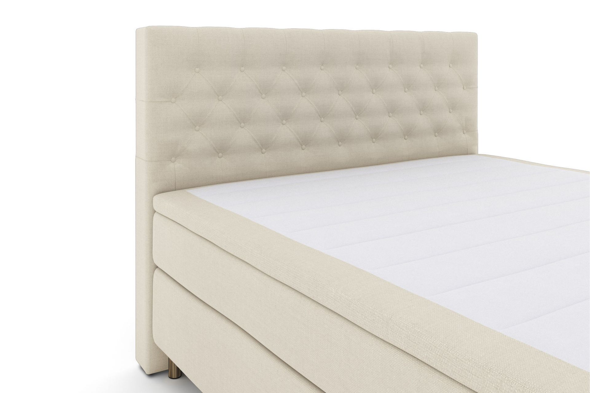 LEXI No 6 Sängpaket 180 Medium Memory/Pocket - Beige/Koppar - Möbler - Sovrum - Sängar - Komplett Sängpaket