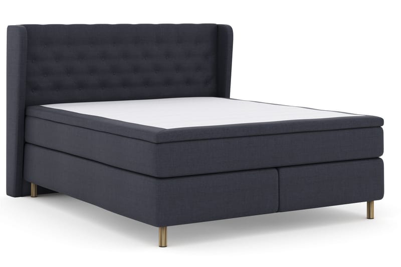 LEXI No 6 Sängpaket 180 Medium Memory/Pocket - Blå/Koppar - Möbler - Sovrum - Sängar - Kontinentalsängar