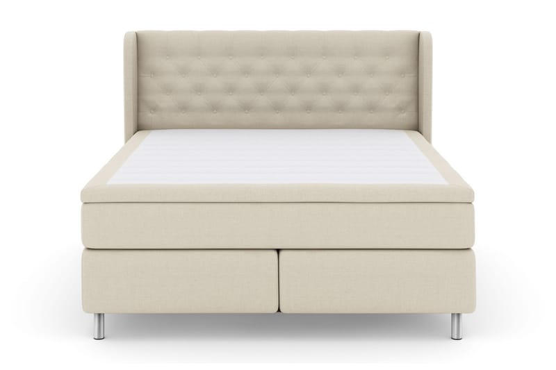 LEXI No 6 Sängpaket 210x210 Fast Memory/Pocket - Beige/Metall - Möbler - Sovrum - Sängar - Komplett Sängpaket