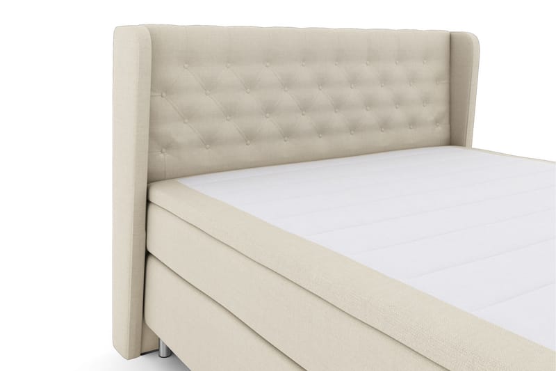LEXI No 6 Sängpaket 210x210 Fast Memory/Pocket - Beige/Metall - Möbler - Sovrum - Sängar - Komplett Sängpaket