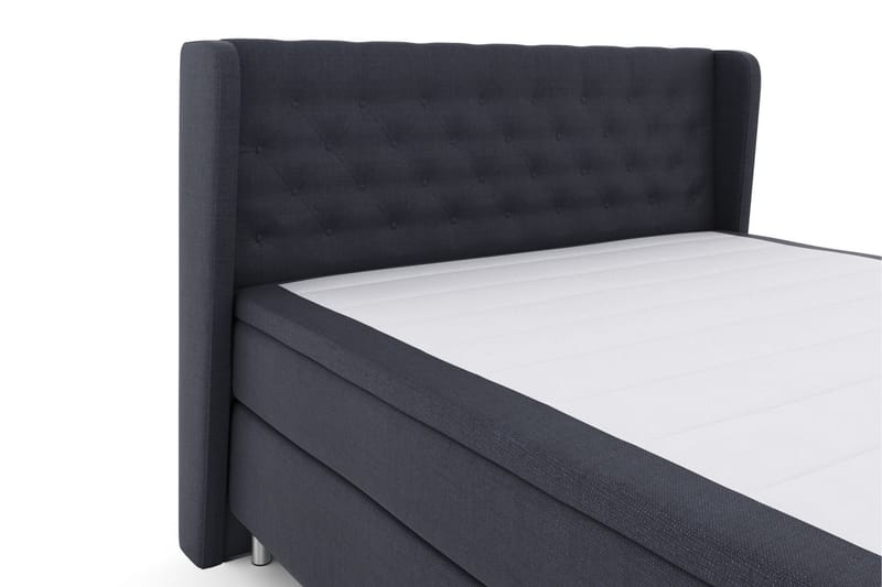 LEXI No 6 Sängpaket 210x210 Fast Memory/Pocket - Blå/Metall - Möbler - Sovrum - Sängar - Komplett Sängpaket