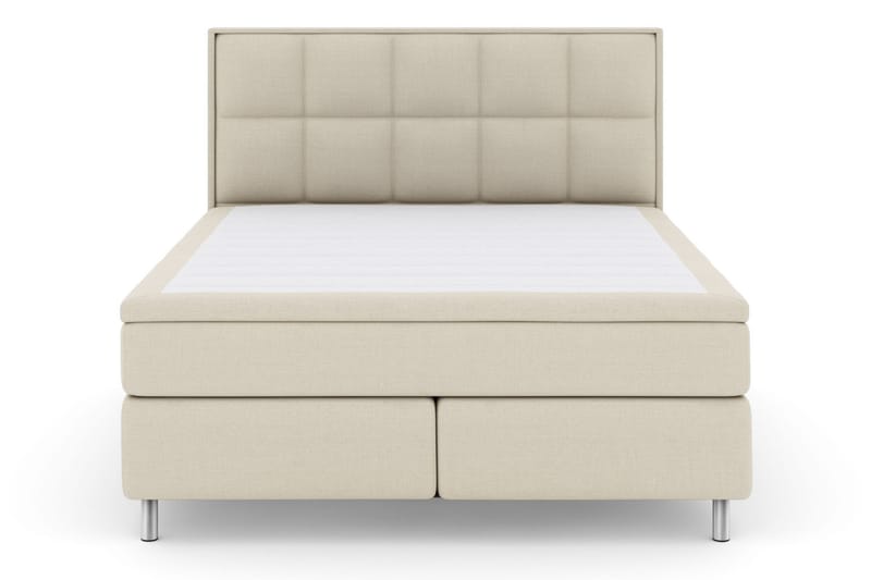 LEXI No 6 Sängpaket 210x210 Fast/Medium Watergel - Beige/Metall - Möbler - Sovrum - Sängar - Kontinentalsängar