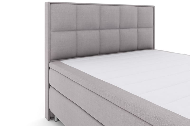 LEXI No 6 Sängpaket 210x210 F/M Latex/Memory - Ljusgrå/Metall - Möbler - Sovrum - Sängar - Komplett Sängpaket