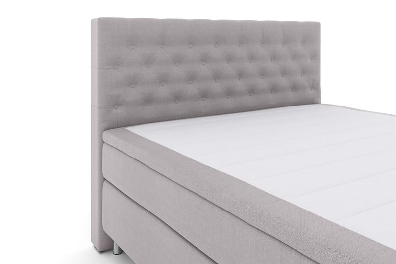 LEXI No 6 Sängpaket 210x210 F/M Latex/Memory - Ljusgrå/Metall - Möbler - Sovrum - Sängar - Komplett Sängpaket