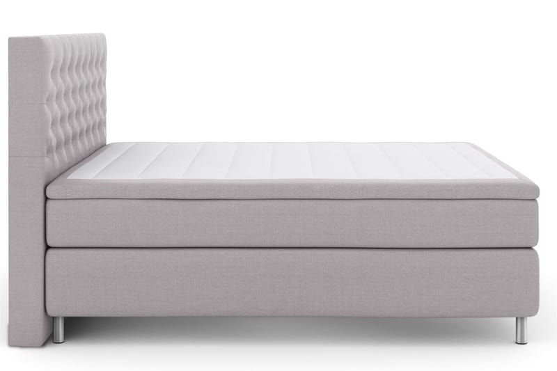 LEXI No 6 Sängpaket 210x210 F/M Latex/Memory - Ljusgrå/Metall - Möbler - Sovrum - Sängar - Komplett Sängpaket