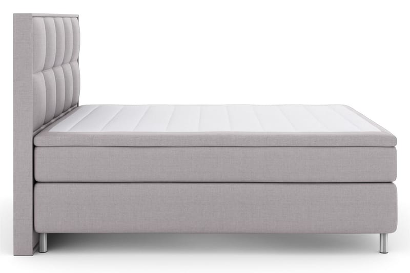LEXI No 6 Sängpaket 210x210 F/M Latex/Memory - Ljusgrå/Metall - Möbler - Sovrum - Sängar - Komplett Sängpaket