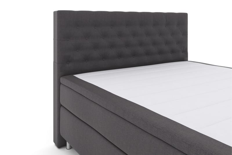 LEXI No 6 Sängpaket 210x210 F/M Latex/Memory - Mörkgrå/Metall - Möbler - Sovrum - Sängar - Komplett Sängpaket