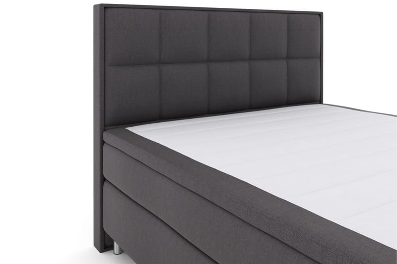 LEXI No 6 Sängpaket 210x210 F/M Latex/Memory - Mörkgrå/Metall - Möbler - Sovrum - Sängar - Komplett Sängpaket