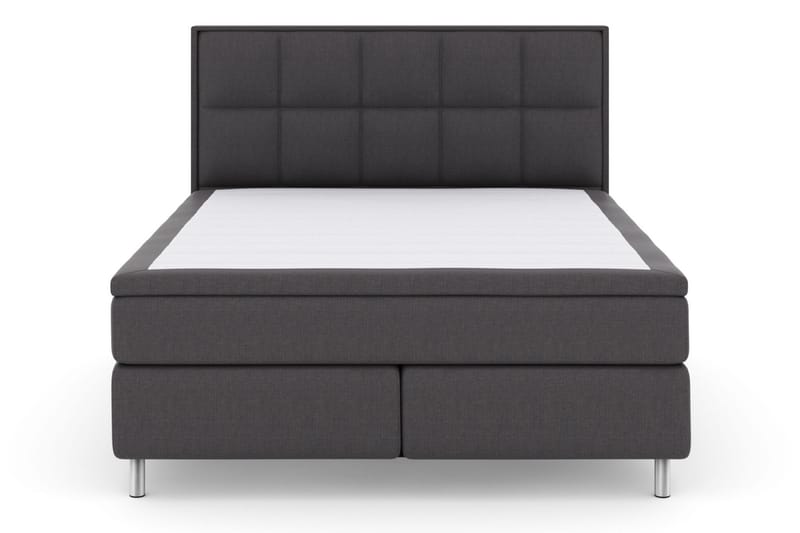LEXI No 6 Sängpaket 210x210 F/M Latex/Memory - Mörkgrå/Metall - Möbler - Sovrum - Sängar - Komplett Sängpaket