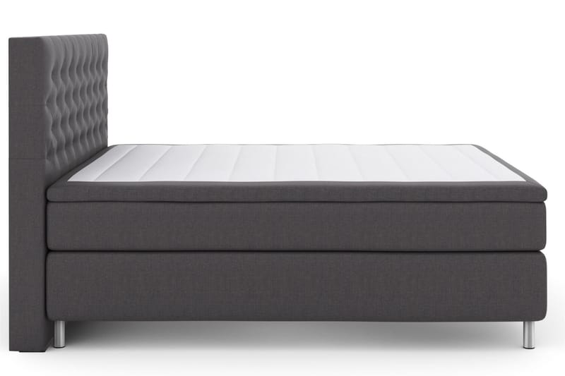LEXI No 6 Sängpaket 210x210 F/M Latex/Memory - Mörkgrå/Metall - Möbler - Sovrum - Sängar - Komplett Sängpaket