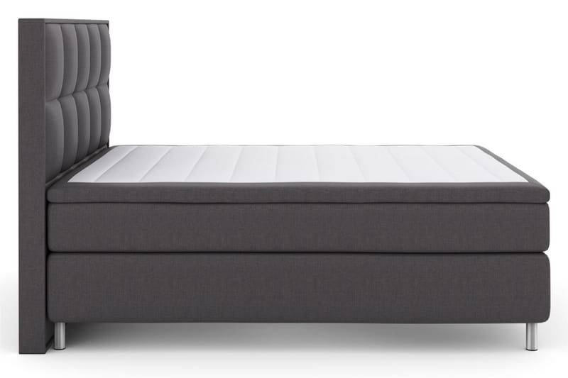 LEXI No 6 Sängpaket 210x210 F/M Latex/Memory - Mörkgrå/Metall - Möbler - Sovrum - Sängar - Komplett Sängpaket