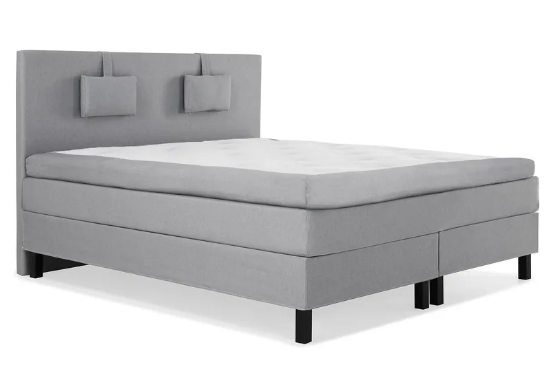 Lucky 150 Kontinentalsäng Grå - Möbler - Sovrum - Sängar - Kontinentalsängar