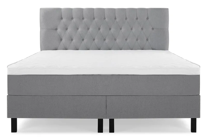 Lucky 180 Kontinentalsäng Mellangrå - Möbler - Sovrum - Sängar - Kontinentalsängar