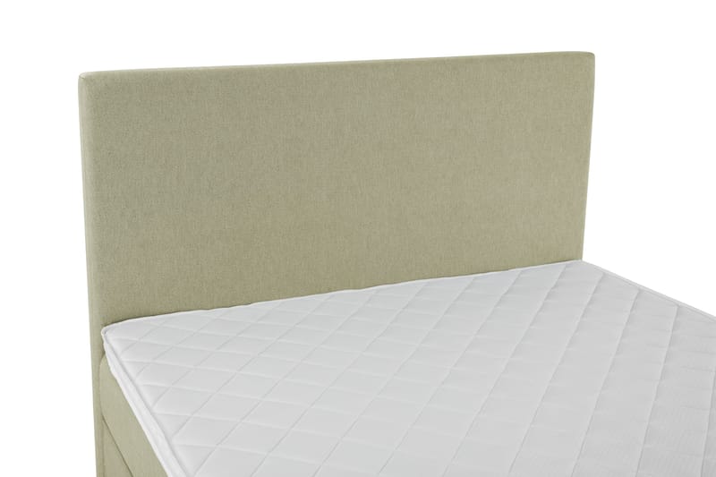 Lucky Komplett Sängpaket 140x200 Skum Slät Sänggavel - Grön - Möbler - Sovrum - Sängar - Kontinentalsängar