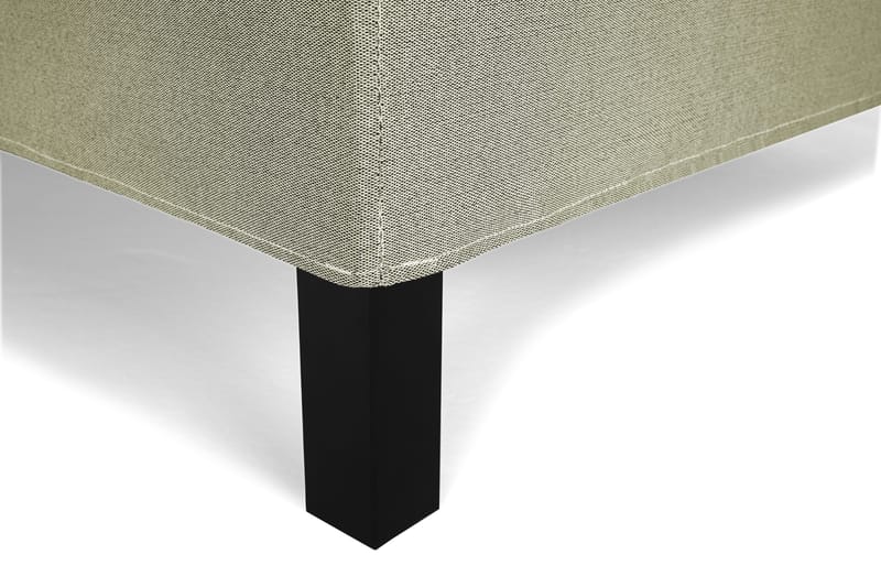 Lucky Komplett Sängpaket 140x200 Polyeter Slät Sänggavel - Grön - Möbler - Sovrum - Sängar - Kontinentalsängar