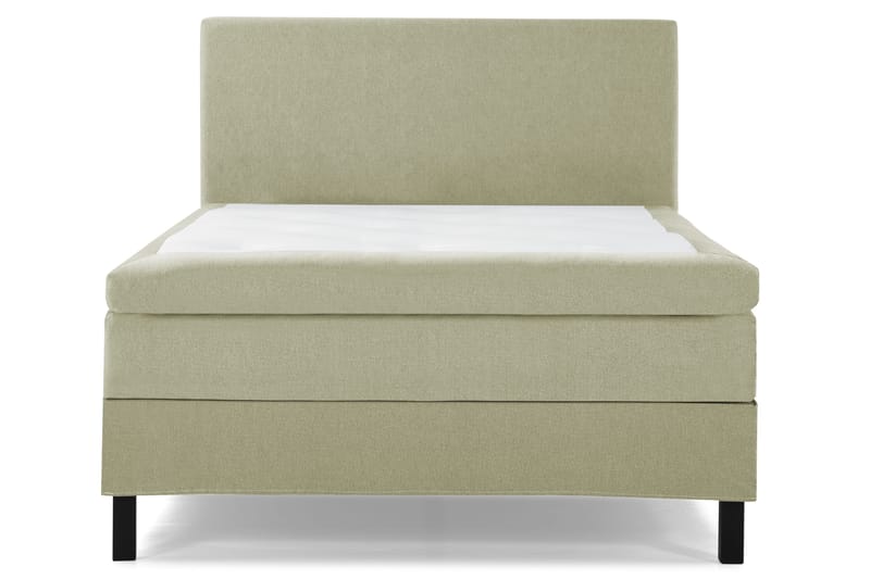 Lucky Komplett Sängpaket 140x200 Polyeter Slät Sänggavel, Grön